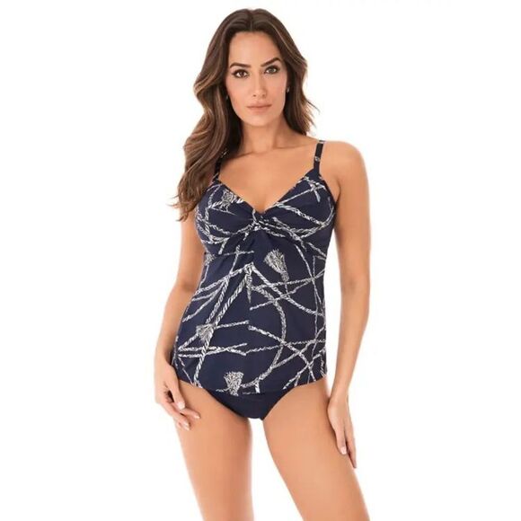 New. Miraclesuit nautical rope tankini top. 8. Normally $126 - Picture 2 of 12
